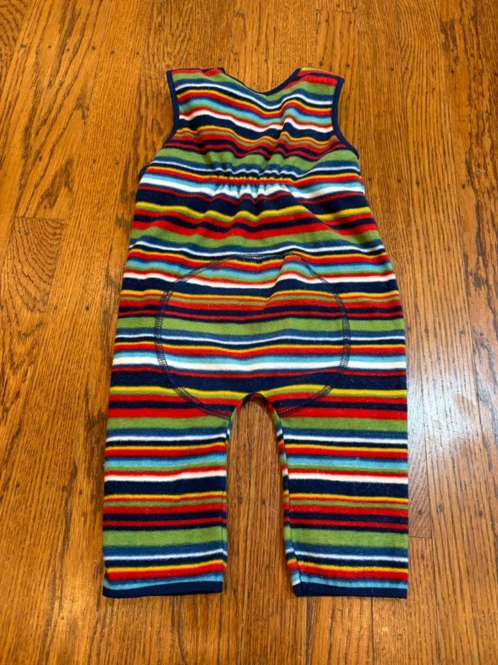 🌈 Gap Baby Rainbow Striped Fleece Overalls | Newborn 🌈